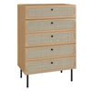 Chaucer 5-Drawer Chest by Modway| Brown