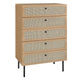 Chaucer 5-Drawer Chest by Modway| Brown