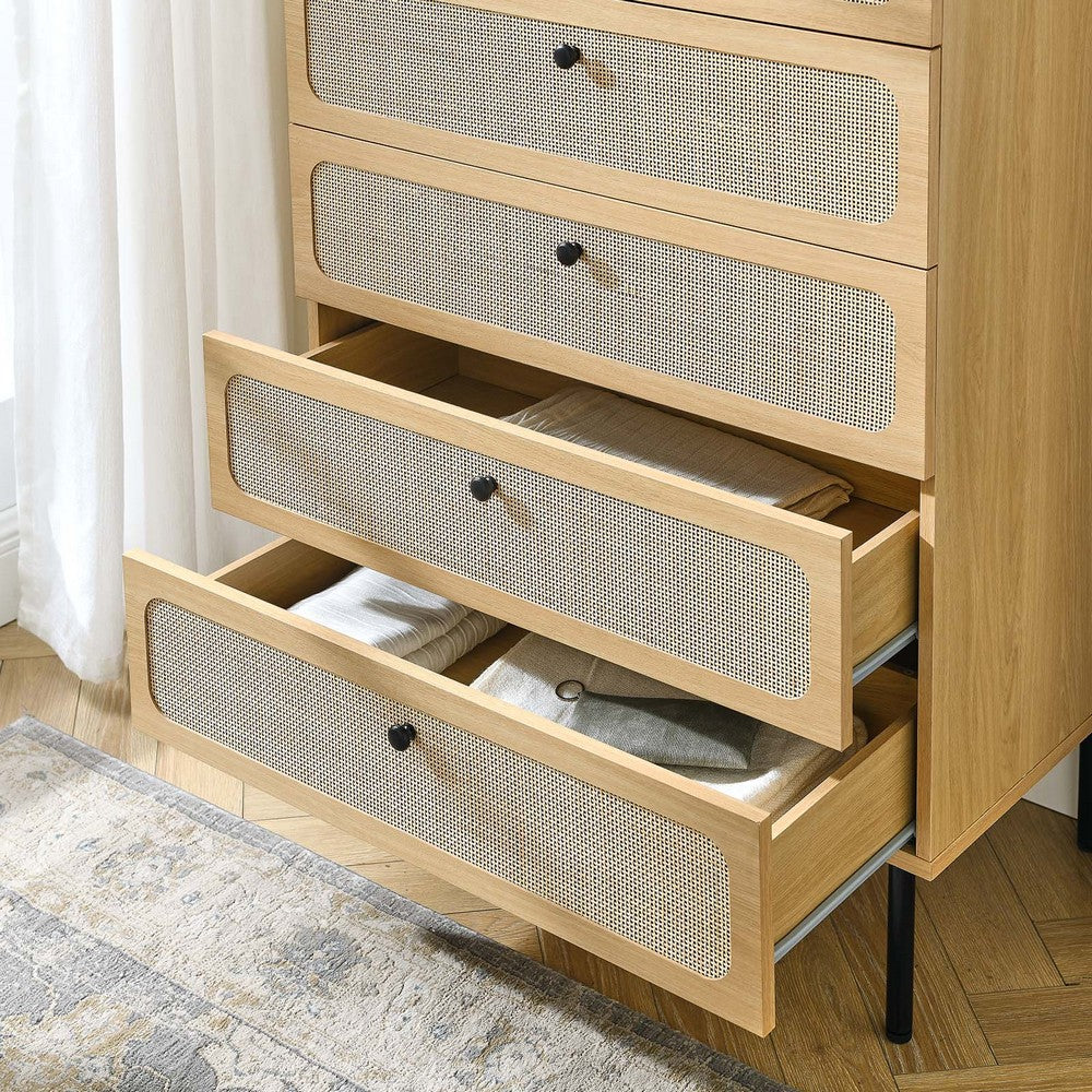 Chaucer 5-Drawer Chest by Modway| Brown