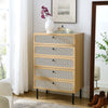 Chaucer 5-Drawer Chest by Modway| Brown