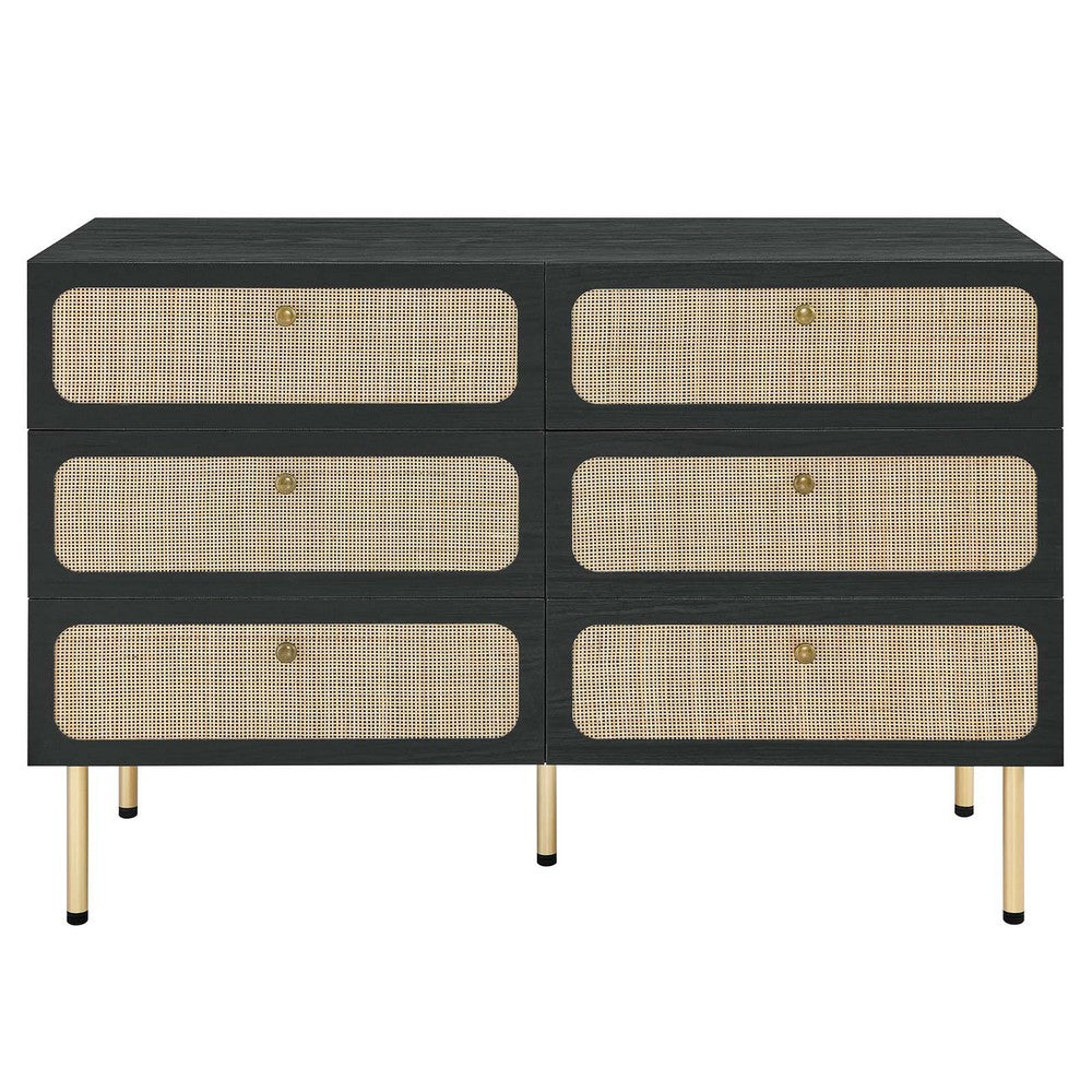 Chaucer 6-Drawer Compact Dresser by Modway| Black