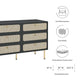 Chaucer 6-Drawer Compact Dresser by Modway| Black