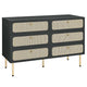 Chaucer 6-Drawer Compact Dresser by Modway| Black