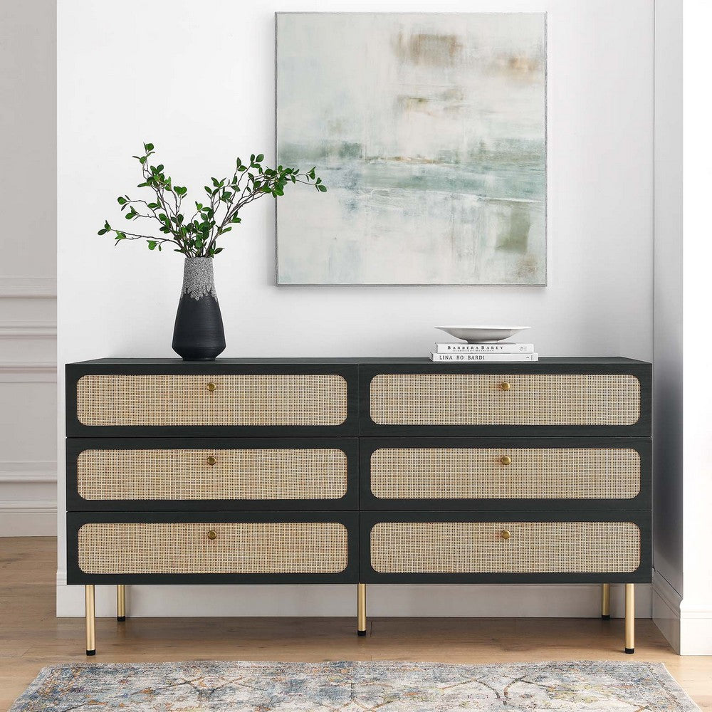 Chaucer 6-Drawer Dresser by Modway| Black
