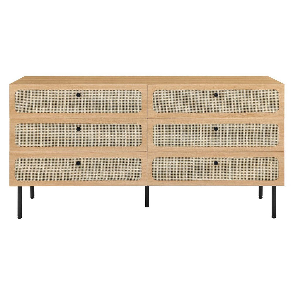 Chaucer 6-Drawer Dresser by Modway| Brown
