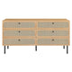 Chaucer 6-Drawer Dresser by Modway| Brown
