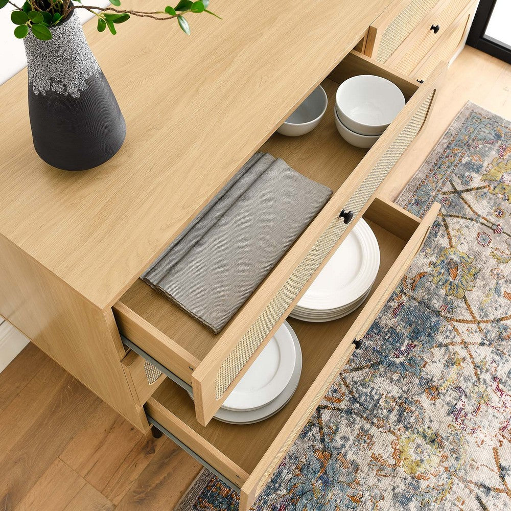 Chaucer 6-Drawer Dresser by Modway| Brown