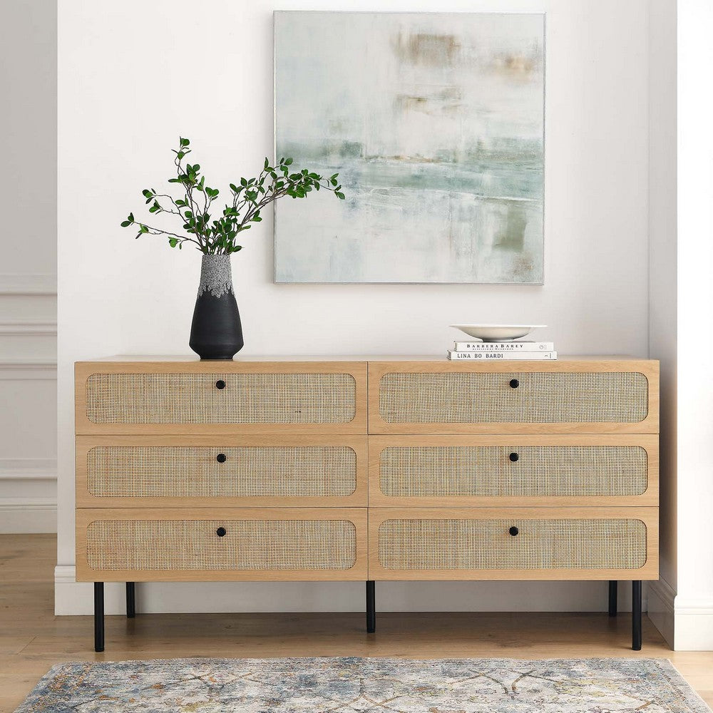 Chaucer 6-Drawer Dresser by Modway| Brown