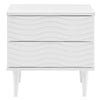 Wavelet 2-Drawer Nightstand  - No Shipping Charges