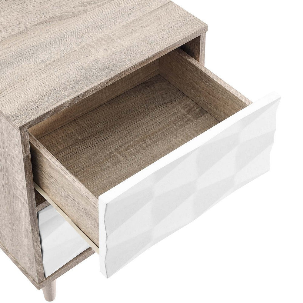 Vespera 2-Drawer Nightstand by Modway| White