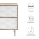Vespera 2-Drawer Nightstand by Modway| White