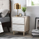 Vespera 2-Drawer Nightstand by Modway| White
