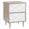 Vespera 2-Drawer Nightstand by Modway| White