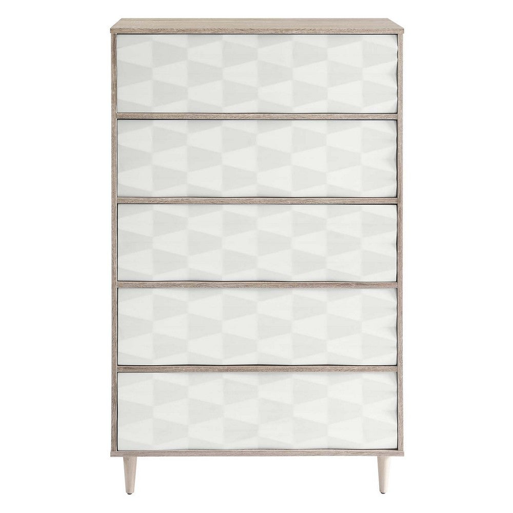 Vespera 5-Drawer Chest by Modway| White