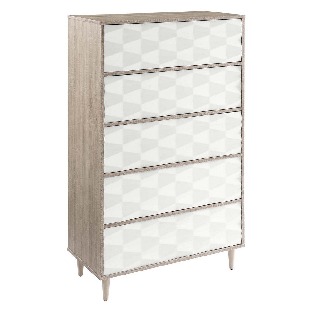 Vespera 5-Drawer Chest by Modway| White