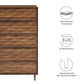 Modway Vespera Contemporary Modern Wood Storage 5-Drawer Chest in Walnut MDY-MOD-7082-WAL