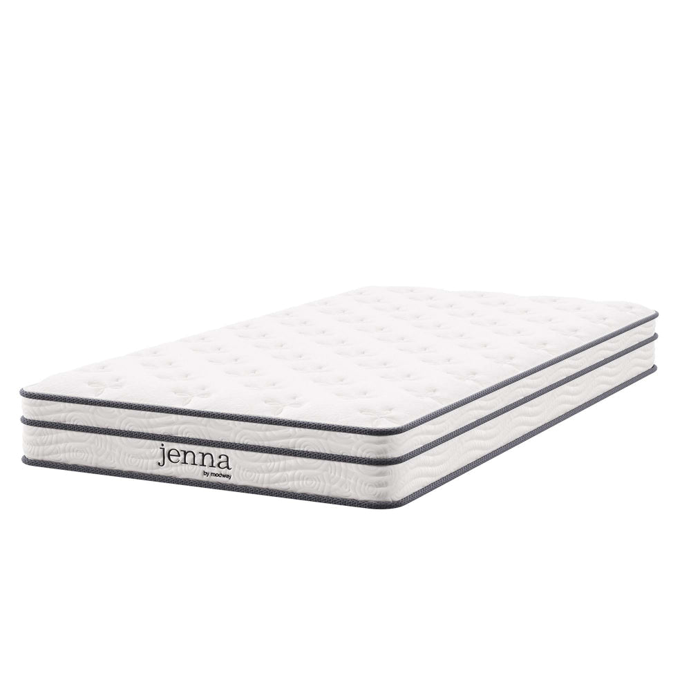 Jenna 6" Innerspring and Foam Narrow Twin Mattress by Modway