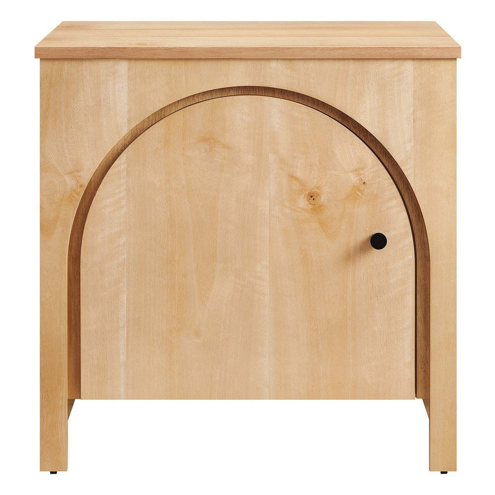 Modway Appia Arched Door Nightstand Oak MDY-MOD-7109-OAK