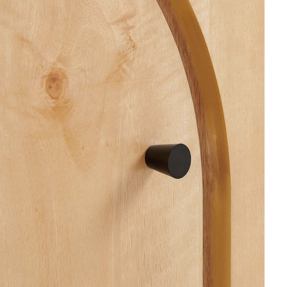 Modway Appia Arched Door Nightstand Oak MDY-MOD-7109-OAK