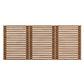 Modway Render Mid-Century Modern Wall-Mount Headboard in Walnut Queen (U.S. Standard) MDY-MOD-7110-WAL