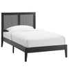 Sirocco Rattan and Wood Twin Platform Bed  - No Shipping Charges