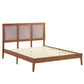 Modway Sirocco Platform Bed Full Walnut MDY-MOD-7153-WAL