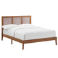 Sirocco Rattan and Wood Full Platform Bed