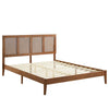 Sirocco Rattan and Wood Queen Platform Bed  - No Shipping Charges