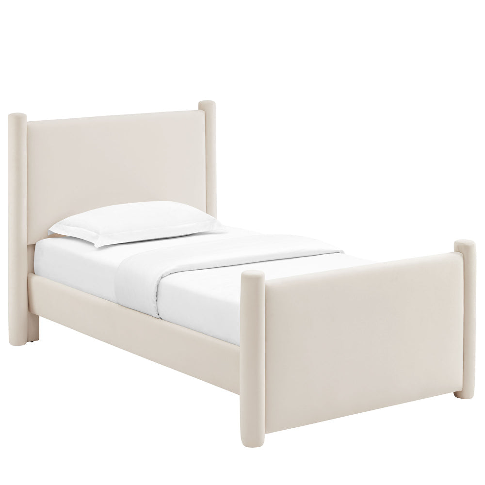 Rael Performance Velvet Twin Platform Bed by Modway