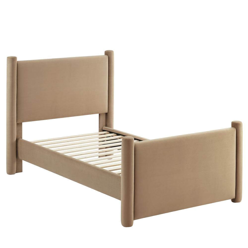 Rael Performance Velvet Twin Platform Bed by Modway