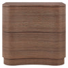 Modway Mirae 2-Drawer Curved Nightstand Brushed Brown Oak MDY-MOD-7232-BBO