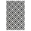 Alika Abstract Diamond Trellis 5x8 Area Rug by Modway| White