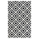Alika Abstract Diamond Trellis 5x8 Area Rug by Modway| White