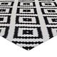Alika Abstract Diamond Trellis 5x8 Area Rug by Modway| White