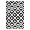 Alika Abstract Diamond Trellis 8x10 Area Rug by Modway| White