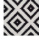 Alika Abstract Diamond Trellis 8x10 Area Rug by Modway| White
