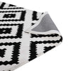 Alika Abstract Diamond Trellis 8x10 Area Rug by Modway| White