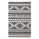 Haku Geometric Moroccan Tribal 5x8 Area Rug by Modway| White