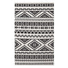 Haku Geometric Moroccan Tribal 8x10 Area Rug by Modway| White