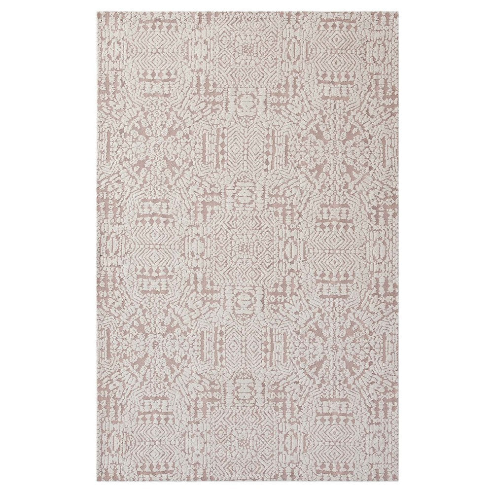 Javiera Contemporary Moroccan 8x10 Area Rug by Modway| Red