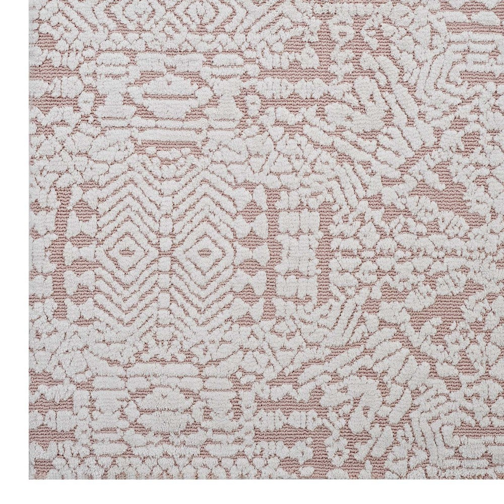 Javiera Contemporary Moroccan 8x10 Area Rug by Modway| Red