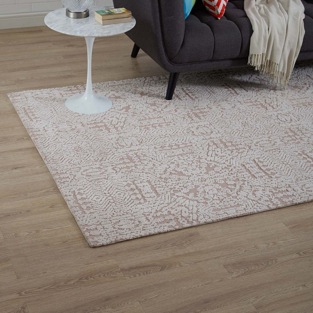 Javiera Contemporary Moroccan 8x10 Area Rug by Modway| Red