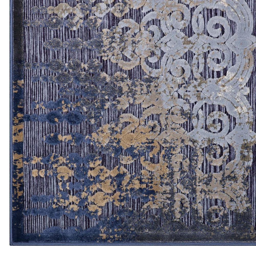 Kalene Distressed Vintage Turkish 5X8 Area Rug - No Shipping Charges