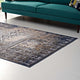 Kalene Distressed Vintage Turkish 5X8 Area Rug by Modway| Blue