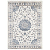 Lilja Distressed Vintage Medallion 5x8 Area Rug by Modway| White
