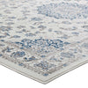 Lilja Distressed Vintage Medallion 5x8 Area Rug by Modway| White