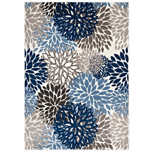 Calithea Vintage Classic Abstract Floral 5x8  Area Rug - No Shipping Charges