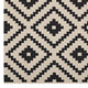 Perplex Geometric Diamond Trellis Indoor and Outdoor 5x8 Area Rug by Modway| Black