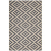 Jagged Geometric Diamond Trellis 5x8 Indoor and Outdoor Area Rug - No Shipping Charges