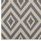 Jagged Geometric Diamond Trellis Indoor and Outdoor 8x10 Area Rug by Modway| Gray